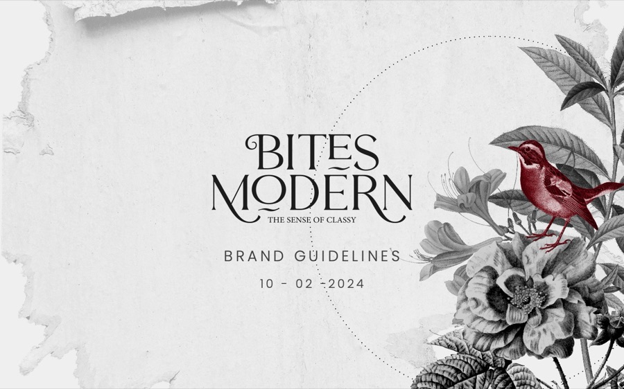 Modern Bites brand guidelines by URBANLINKS
